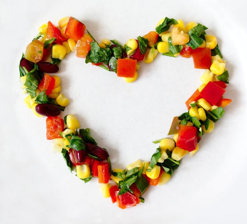 Love Vegetables Vegetarian Heart Vegan Bless You