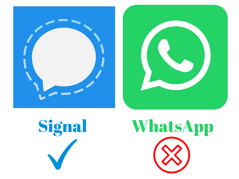 Signal Private Messaging App is Much Better Than Facebook WhatsApp - WinfiY crunch